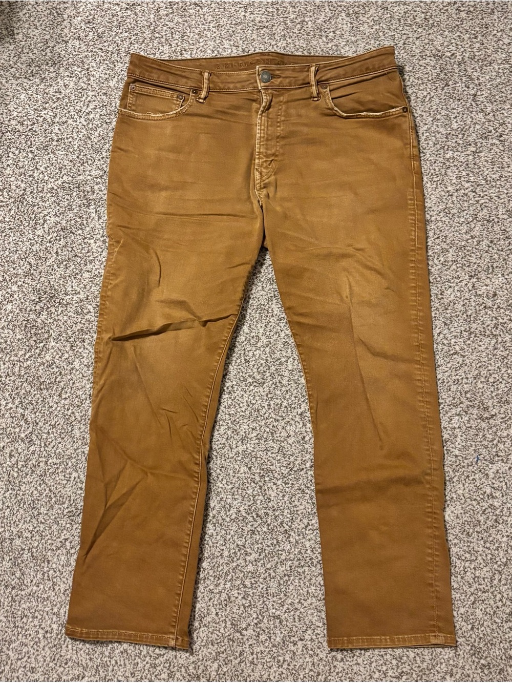 American Eagle Outfitters Next Level Flex Jeans in Dark Khaki - 34x30